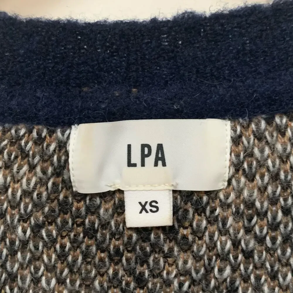 REVOLVE x LPA Sweater 225 in Leopard Stripe, size XS - Picture 5 of 7